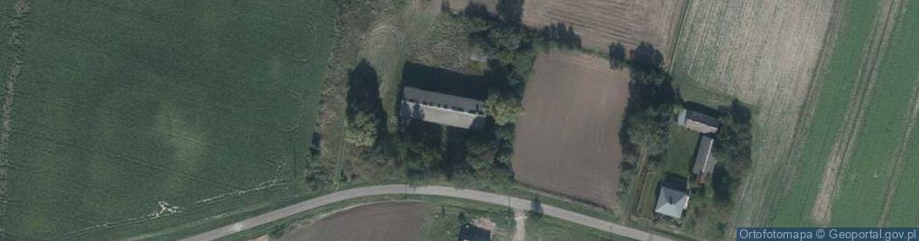 Zdjęcie satelitarne OSP we Wsi Radków