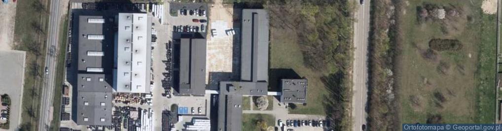 Zdjęcie satelitarne Ośrodek Badawczo Rozwojowy Przemysłu Rafineryjnego Serwis w Likwidacji