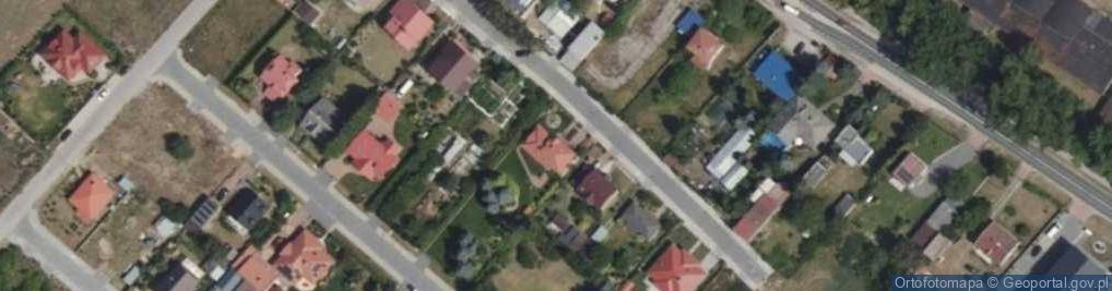 Zdjęcie satelitarne Ośrodek Bezpieczeństwa Pracy Proeduko Wiesław Kłobukowski Danuta Kłobukowska