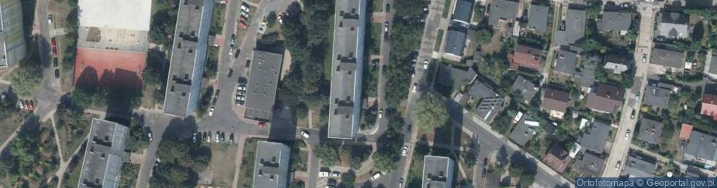 Zdjęcie satelitarne Ośrodek Języków Obcych Mega Łozińska