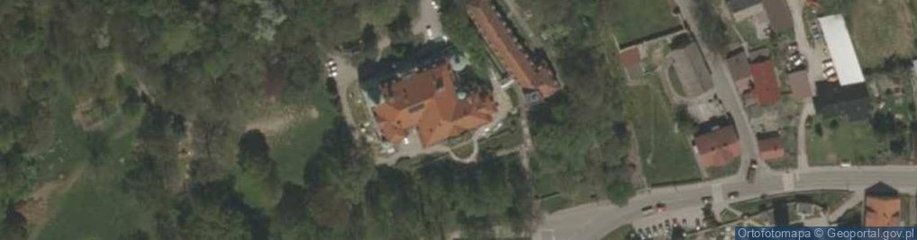 Zdjęcie satelitarne Ośrodek Leczniczo Rehabilitacyjny Pałac Kamieniec