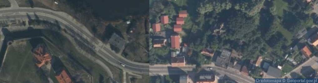 Zdjęcie satelitarne Ośrodek Letniskowy Domki Barbara Lucja Barbara Nowosatko