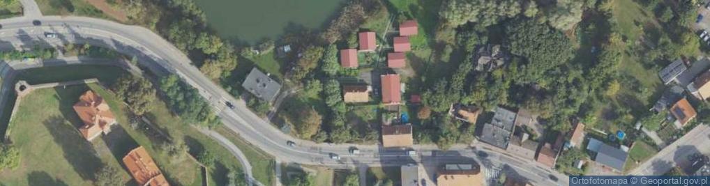 Zdjęcie satelitarne Ośrodek Letniskowy Domki Barbara
