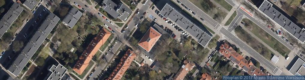 Zdjęcie satelitarne Ośrodek Pomocy Społecznej Dzielnicy Bielany m.st. Warszawy