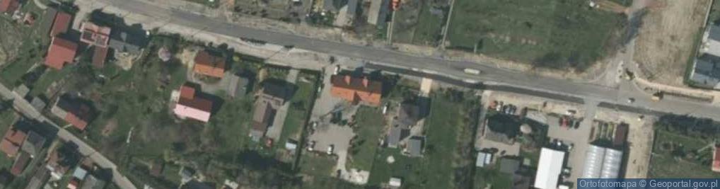 Zdjęcie satelitarne Ośrodek Pomocy Społecznej w Kornowacu