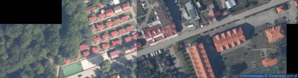 Zdjęcie satelitarne Ośrodek Rehabilitacyjno Wczasowy Słowiniec Jan Huruk Alicja Dobr