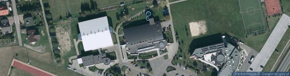 Zdjęcie satelitarne Ośrodek Sportu i Rekreacji w Trzebownisku