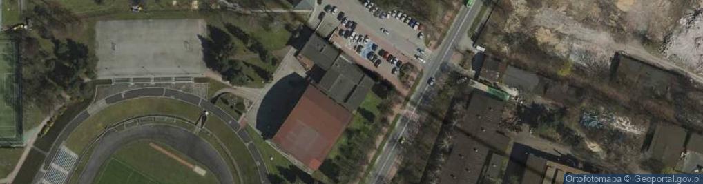 Zdjęcie satelitarne Ośrodek Sportu i Rekreacji w Zawierciu