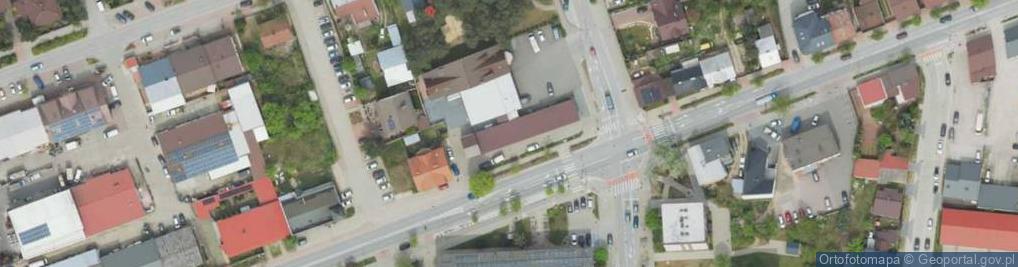 Zdjęcie satelitarne Ośrodek Szkolenia Kierowców Ewa i Michał Adamczewscy