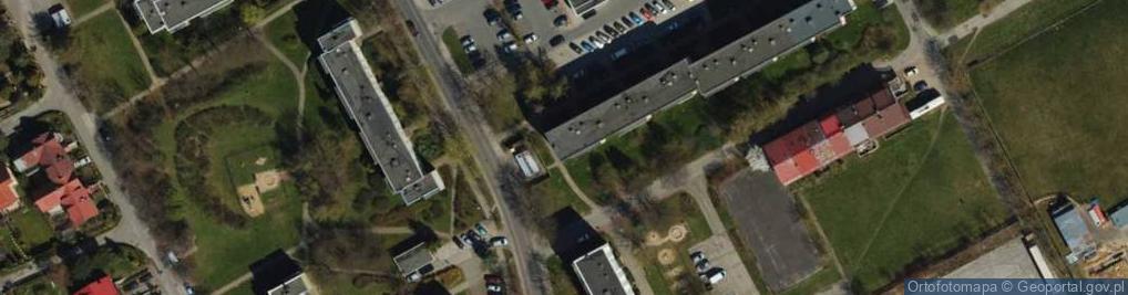 Zdjęcie satelitarne Ośrodek Szkolenia Kierowców Grześ