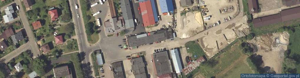 Zdjęcie satelitarne Ośrodek Szkolenia Kierowców i Operatorów Lesko Jan Rębiasz