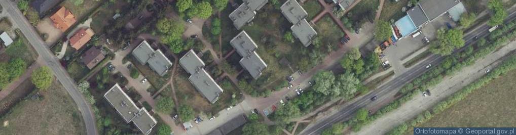 Zdjęcie satelitarne Ośrodek Szkolenia Kierowców Jotes