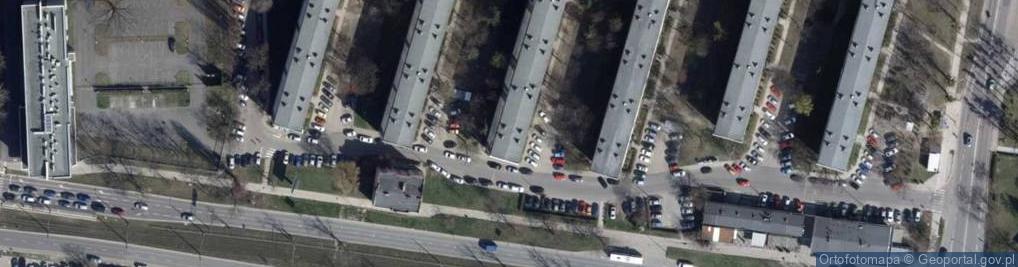 Zdjęcie satelitarne Ośrodek Szkolenia Kierowców Lejdis
