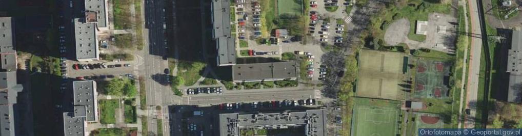 Zdjęcie satelitarne Ośrodek Szkolenia Kierowców Lider