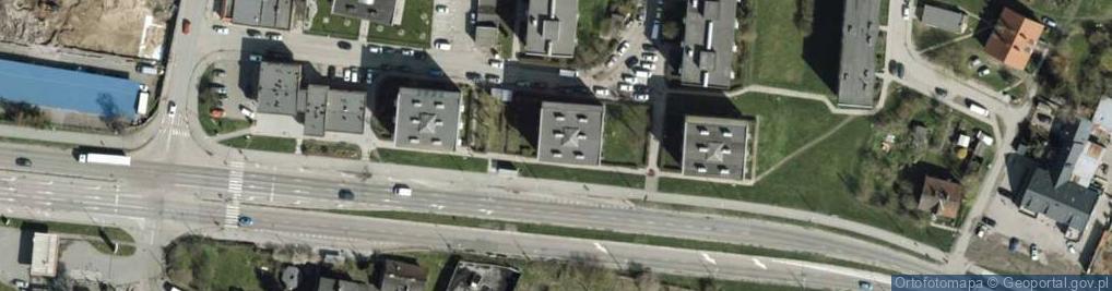 Zdjęcie satelitarne Ośrodek Szkolenia Kierowców Nauka Jazdy Falken
