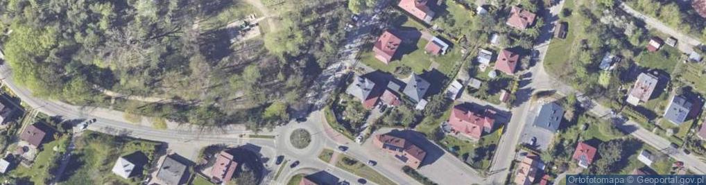 Zdjęcie satelitarne Ośrodek Szkolenia Kierowców Radar Krzysztof Krauz i Janusz Serwiński