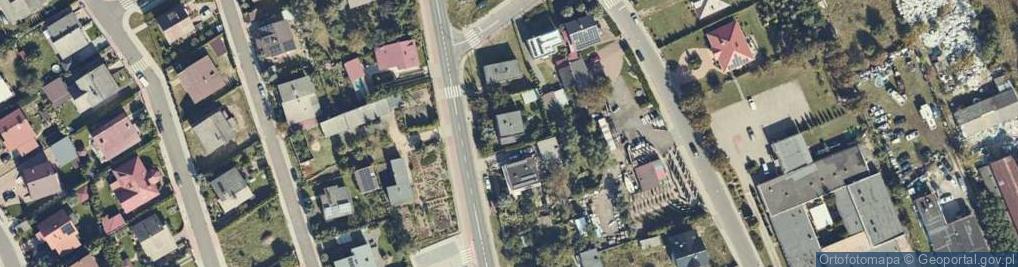 Zdjęcie satelitarne Ośrodek Szkolenia Kierowców Sławomir Wieczorkowski
