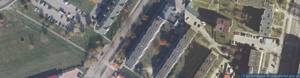 Zdjęcie satelitarne Ośrodek Szkolenia Kierowców Tadex
