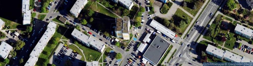 Zdjęcie satelitarne Ośrodek Szkolenia Kierowców