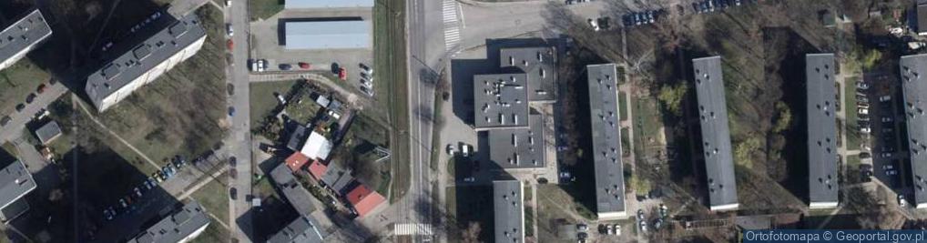 Zdjęcie satelitarne Ośrodek Szkolenia Zawodowego Omega Wojciech Staniaszek Dorota Staniaszek