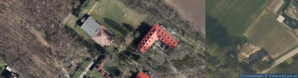 Zdjęcie satelitarne Ośrodek Szkolenia Zawodowego w Dobieszkowie