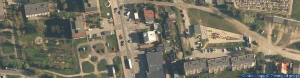 Zdjęcie satelitarne Ośrodek Zdrowia w Poddębicach Specjalistyczny Gabinet Lekarski