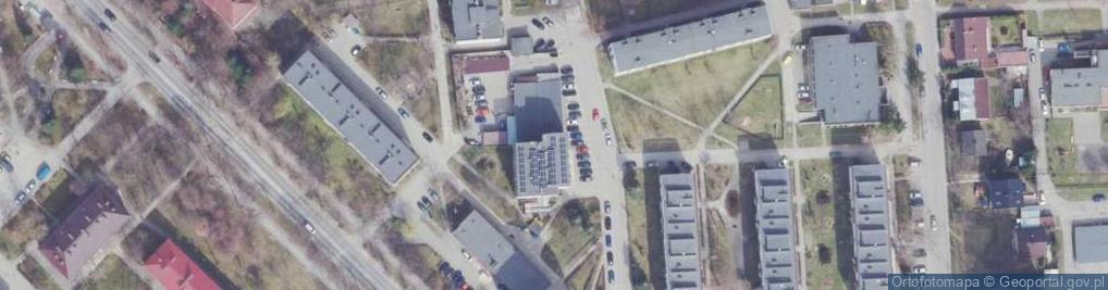 Zdjęcie satelitarne Ostrowiecka Spółdzielnia Mieszkaniowa
