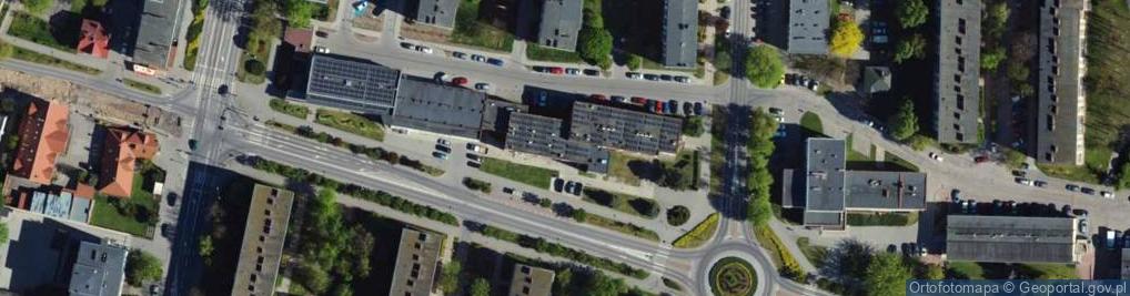 Zdjęcie satelitarne P A B