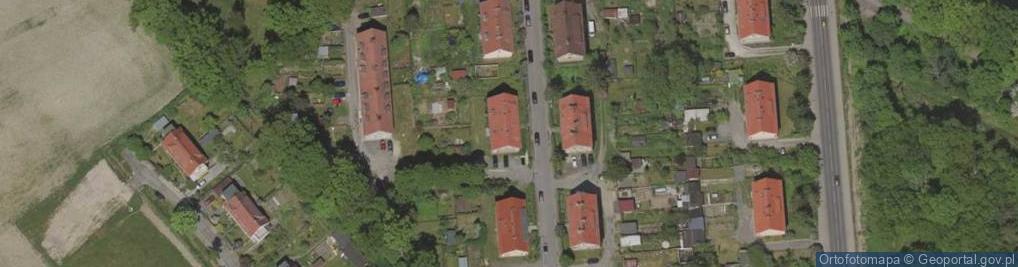 Zdjęcie satelitarne P.H.U."Wiesia" w.Kachnikiewicz, JG