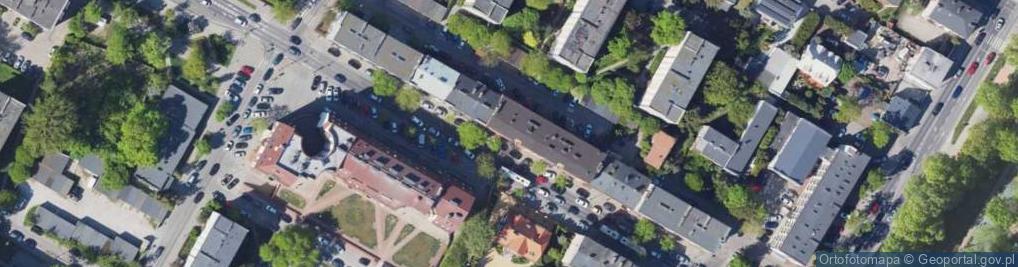 Zdjęcie satelitarne P H U Wnętrze Colection Trzciński Piotr Nowicki Andrzej