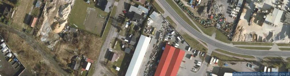 Zdjęcie satelitarne P i K Podlaskie Centrum Dystrybucyjne K Myrcha P Świątek