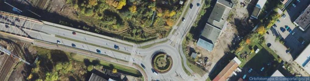 Zdjęcie satelitarne P P U H Hurtownia Elektryczno Hydrauliczna Milwan