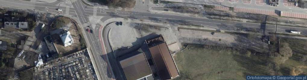 Zdjęcie satelitarne Pabianickie Towarzystwo Koszykówki w Pabianicach
