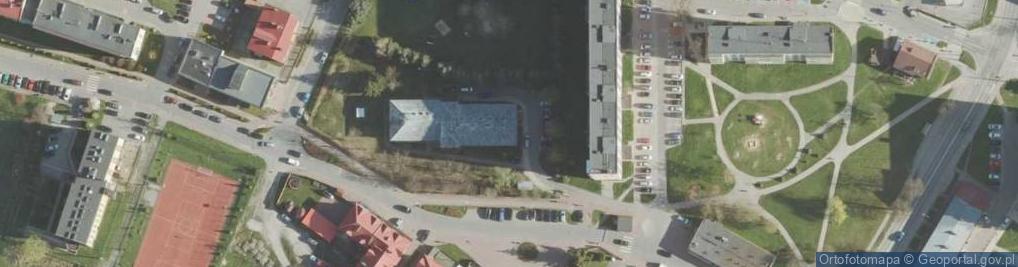 Zdjęcie satelitarne Państwowe Ognisko Plastyczne