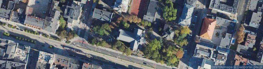 Zdjęcie satelitarne Parafia Ewangelicko - Augsburska w Katowicach