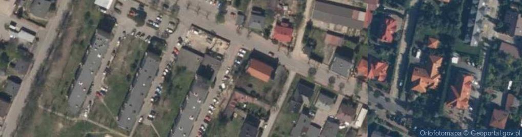 Zdjęcie satelitarne Parafia Ewangelicko-Augsburska Zelów-Bełchatów