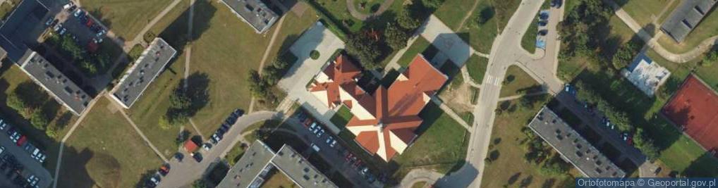 Zdjęcie satelitarne Parafia pod Wezwaniem Jezusa Chrystusa, Króla Wszechświata