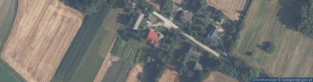 Zdjęcie satelitarne Parafia Rzym.-Kat.pw.Świętego Idziego w Giebułtowie