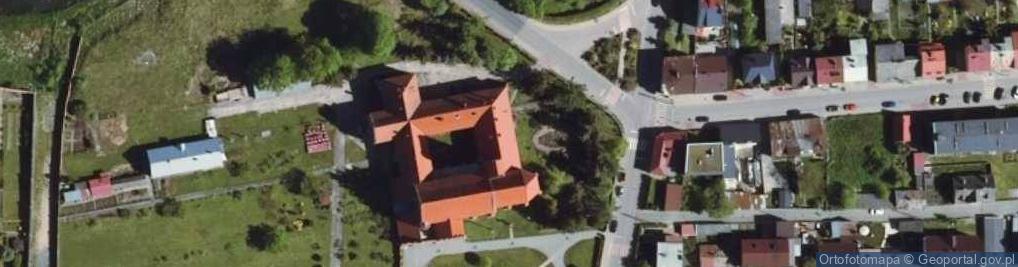Zdjęcie satelitarne Parafia Rzym.- Kat.pw.Świętego Stanisława Kostki