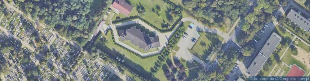 Zdjęcie satelitarne Parafia Rzymsko-Katolicka P.w.Miłosierdzia Bożego w Wałczu