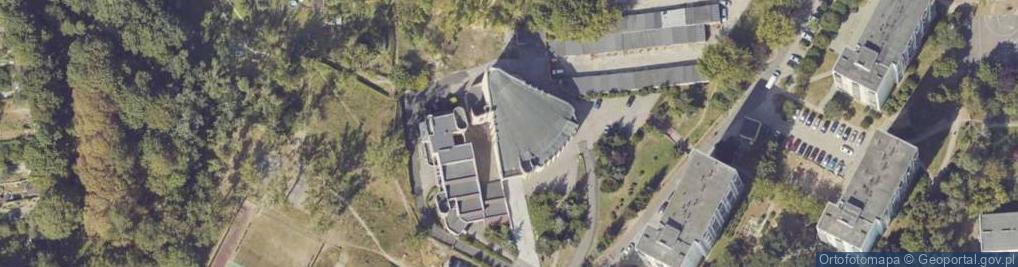 Zdjęcie satelitarne Parafia Rzymsko-Katolicka P.w.św.Wojciecha