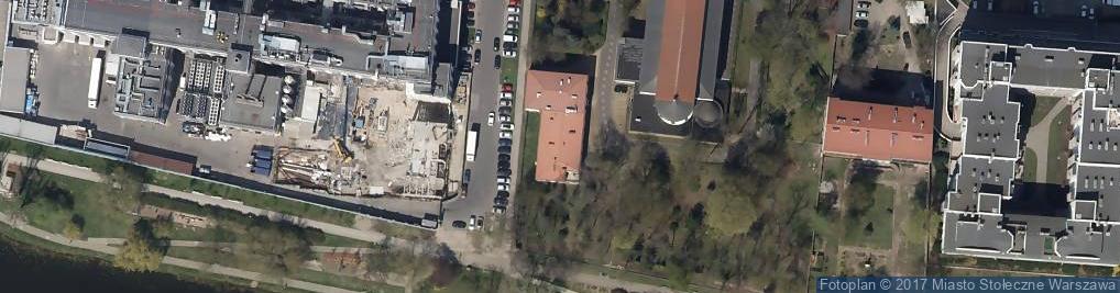 Zdjęcie satelitarne Parafia Rzymskokatolicka Bożego Ciała w Warszawie