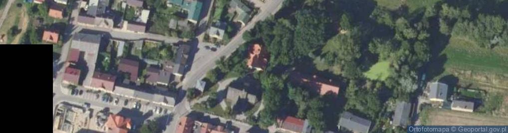 Zdjęcie satelitarne Parafia Rzymskokatolicka P.w.św.Andrzeja Apostoła i św.Wawrzyńca