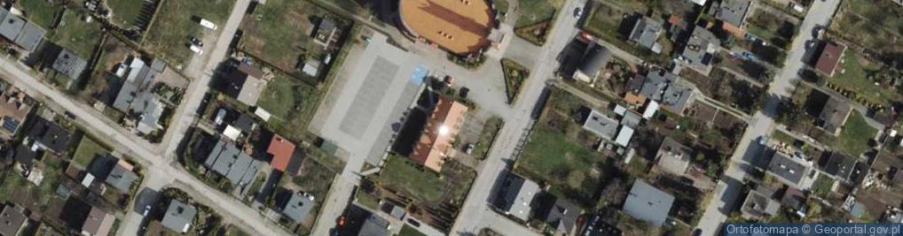 Zdjęcie satelitarne Parafia Rzymskokatolicka P.w.Świętej Jadwigi Królowej w Chojnicach
