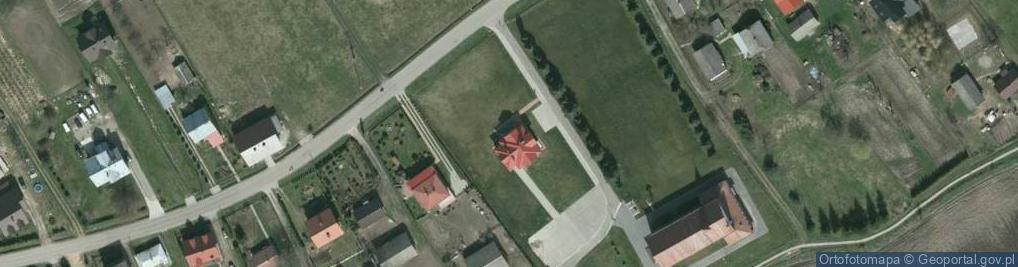 Zdjęcie satelitarne Parafia Rzymskokatolicka pw.Matki Bożej Bolesnej w Kosienicach