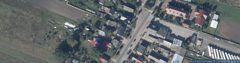 Zdjęcie satelitarne Parafia Rzymskokatolicka pw.Najświętszego Serca Jezusowego i Niepokalanego Serca Maryi w Zębowie