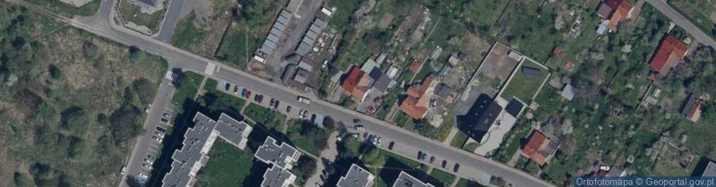 Zdjęcie satelitarne Park.Strzeż.Pernej K., Lubań