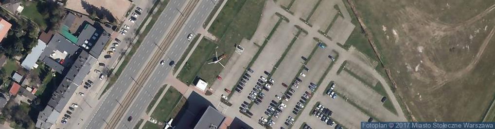 Zdjęcie satelitarne Parking Przy Lotnisku