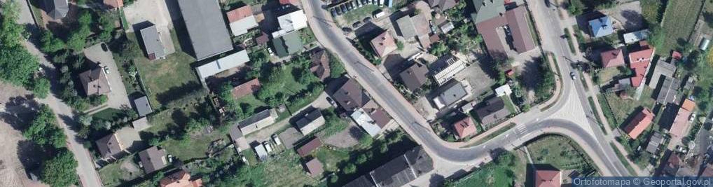 Zdjęcie satelitarne Parking Strzeżony Pomoc Drogowa Wypożyczanie Lawety Transport Antoniuk Henryk