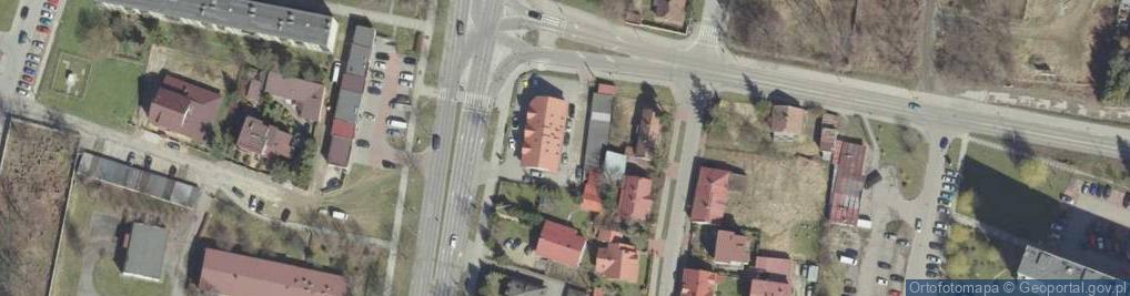 Zdjęcie satelitarne Part Centrum Ubezpieczeń 33 100 Tarnów ul Starodąbrowska 39